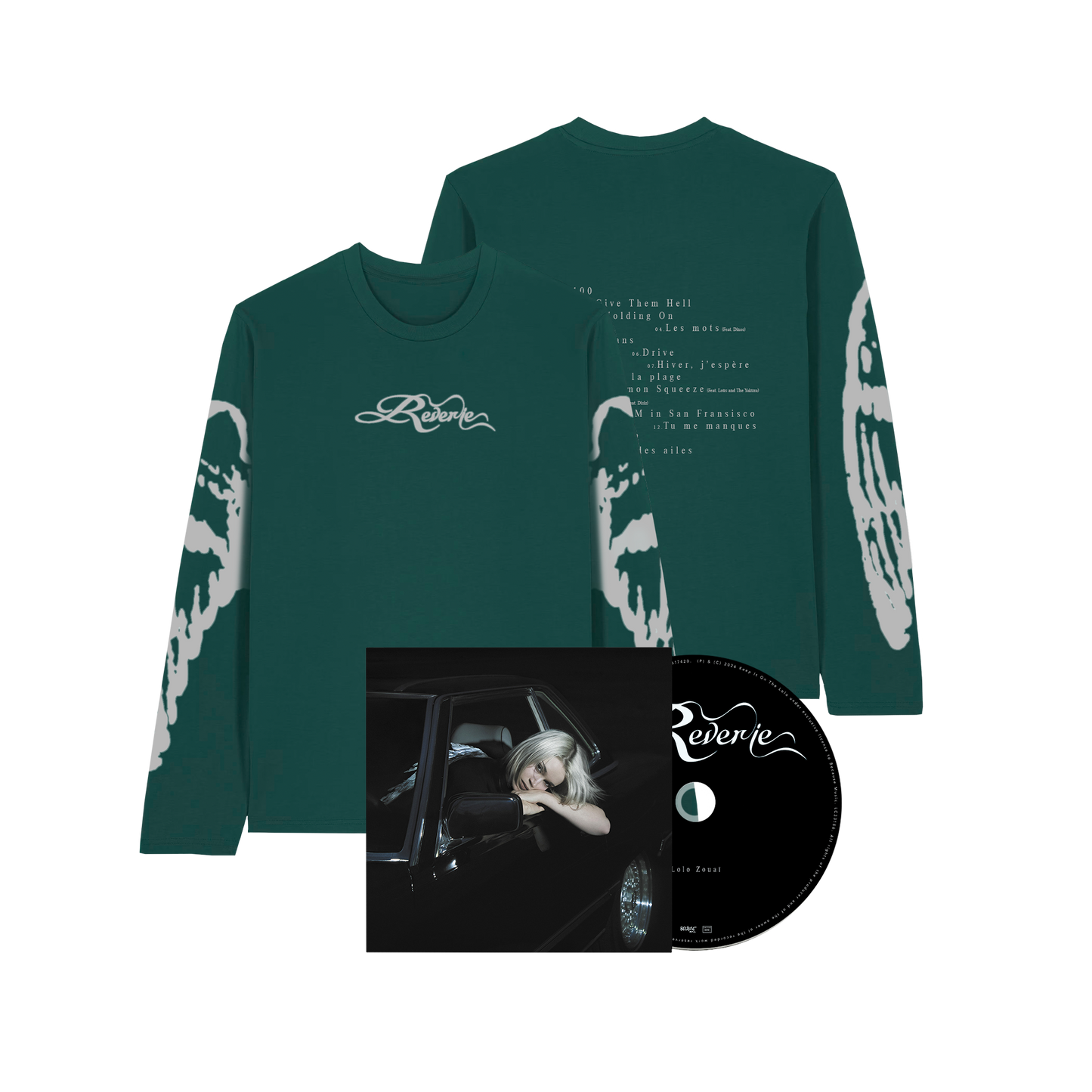 Reverie CD + Angel long sleeve bundle