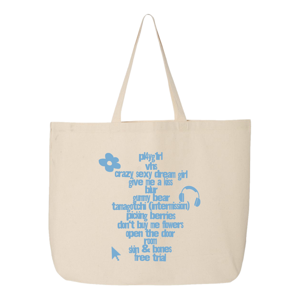 PLAYGIRL TRACKLIST TOTE