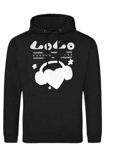 PLAYGIRL EU WORLD TOUR HOODIE (BLACK)